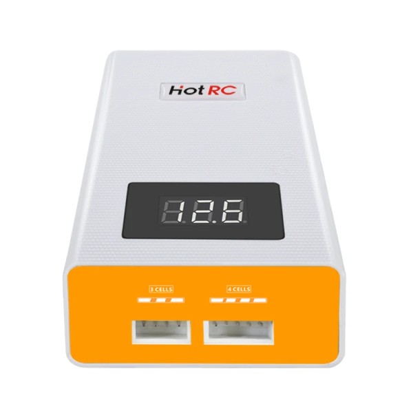 Commercio all'ingrosso Hotrc A400 Digital 3S 4S 3000mah RC carica batteria caricabatterie con schermo a LED scarico rapido per RC Quadcopter